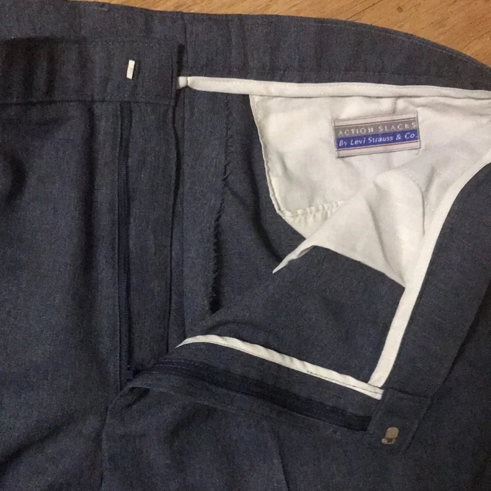 Action slacks By Levi Strauss and Company men 38